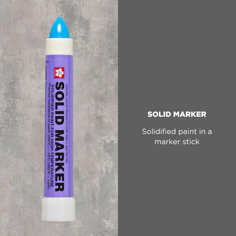 SAKURA SOLID MARKER Sakura Solidified Paint Solid Marker (Box of 12), Blue, XSC-36 - Image 2